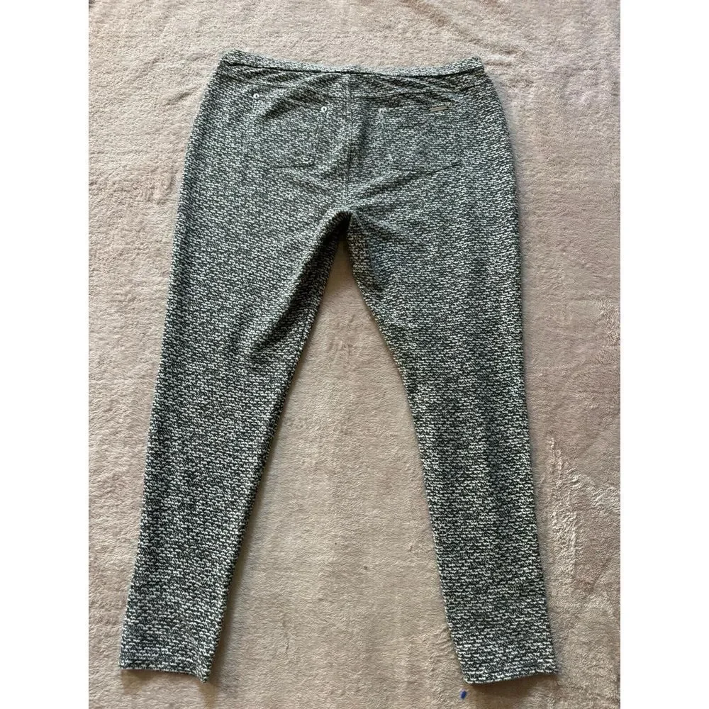 Michael Kors Women's Black White‎ Pull On Pants Size X-Large